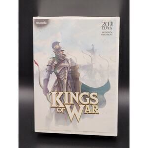 Kings Of War Elf Bow Regiment 20 Figures Open Box Wargaming Strategy Unpainted